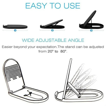 Portable foldable phone stands