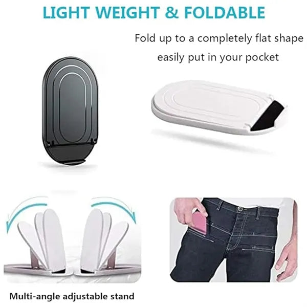Portable foldable phone stands
