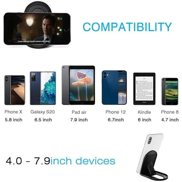 Portable foldable phone stands