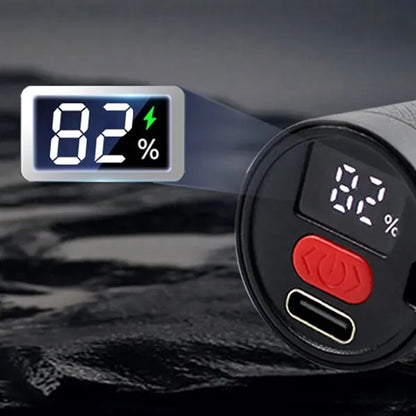TC Fast-charging Flashlight with Screen to Visualize Power