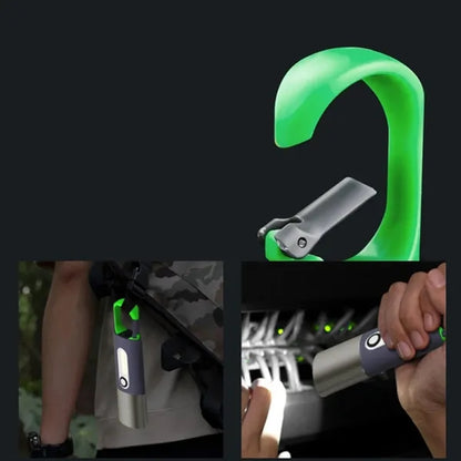 Mini TC Fast Charging IP55 Waterproof Flashlight with Hook