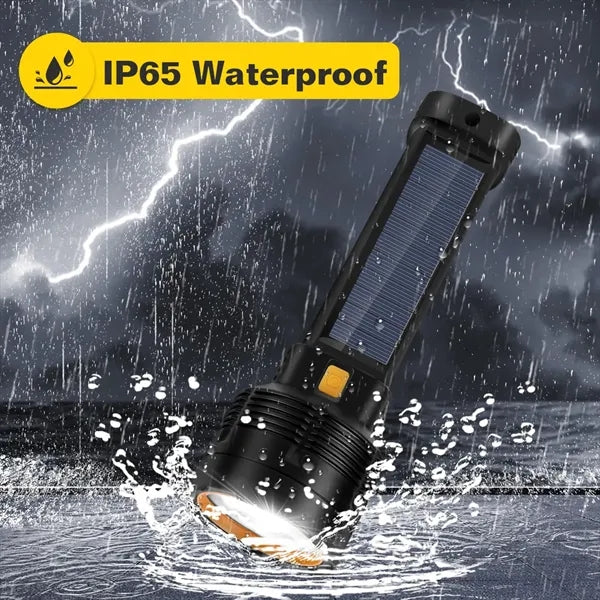 Solar and TC Fast Charging Super Heat Dissipation Flashlight