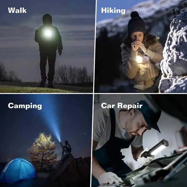 Solar and TC Fast Charging Super Heat Dissipation Flashlight