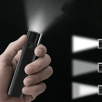 USB Charging Mini and Emergency Power Lighting Flashlight