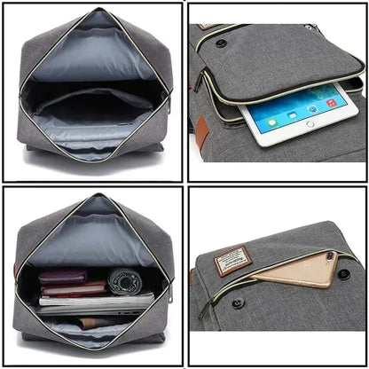 Oxford Laptop Daypack with USB Charging Port