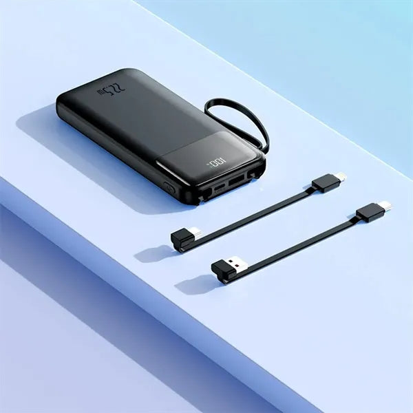 Portable Charger Power Bank 10000 mAh with Cable