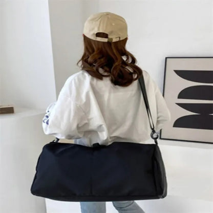 Large Capacity Yoga Duffel Bag With Wet Dry Compartments