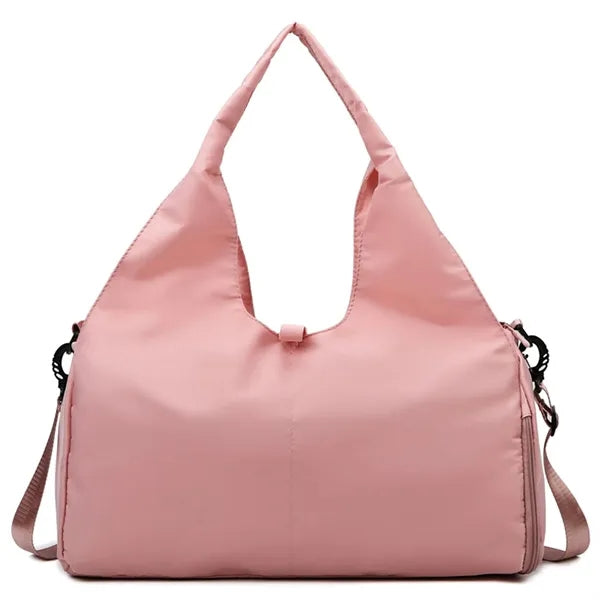 Large Capacity Yoga Duffel Bag With Wet Dry Compartments