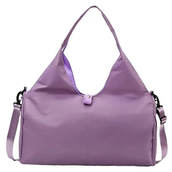 Large Capacity Yoga Duffel Bag With Wet Dry Compartments