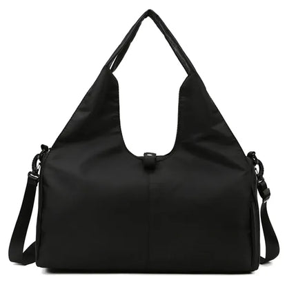 Large Capacity Yoga Duffel Bag With Wet Dry Compartments