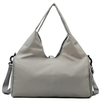 Large Capacity Yoga Duffel Bag With Wet Dry Compartments