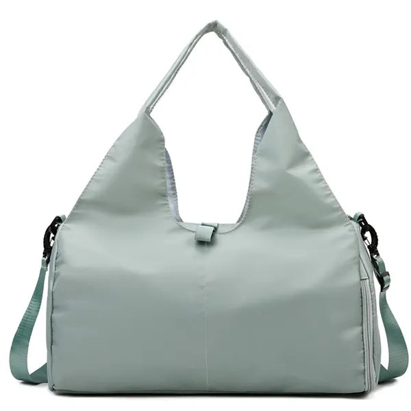 Large Capacity Yoga Duffel Bag With Wet Dry Compartments