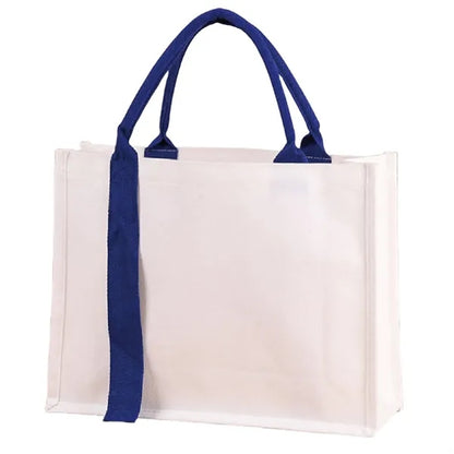 Custom Canvas Gift Bag With Handle And Laminated Surface