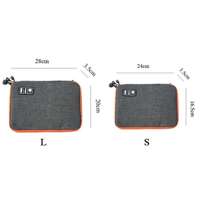 Travel Electronics Organizer Bag with Multiple Pockets