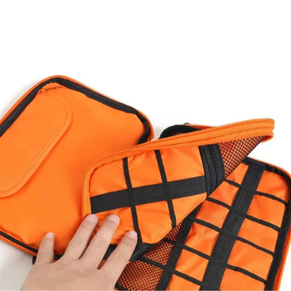 Travel Electronics Organizer Bag with Multiple Pockets