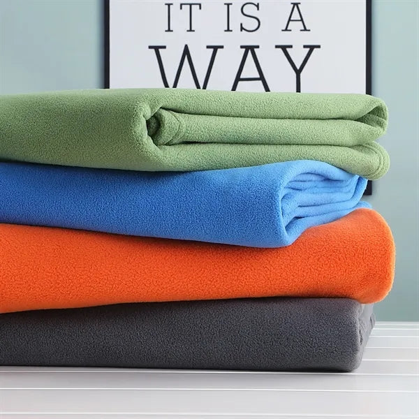 Warm Fleece Yoga Blanket For Home Outdoor And Travel Use