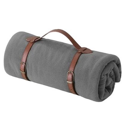Warm Fleece Yoga Blanket For Home Outdoor And Travel Use