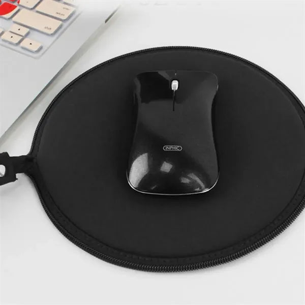 Soft Neoprene Mouse Pouch with Zipper