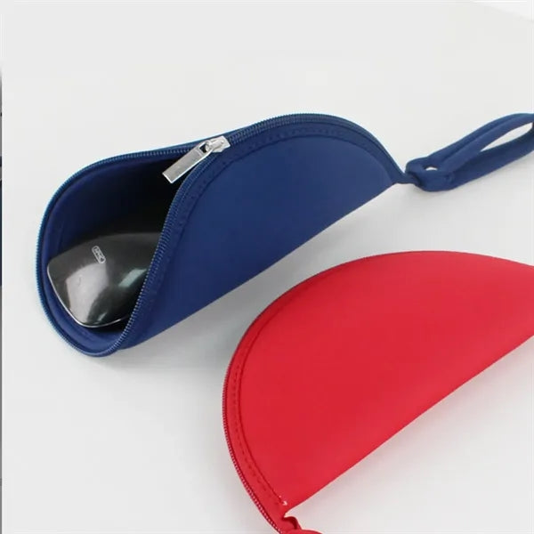 Soft Neoprene Mouse Pouch with Zipper