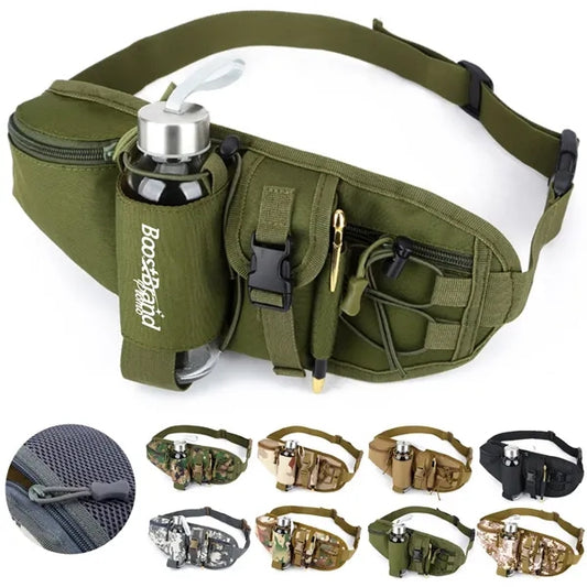 Outdoor Hydration Waist Pack with Bottle Holder