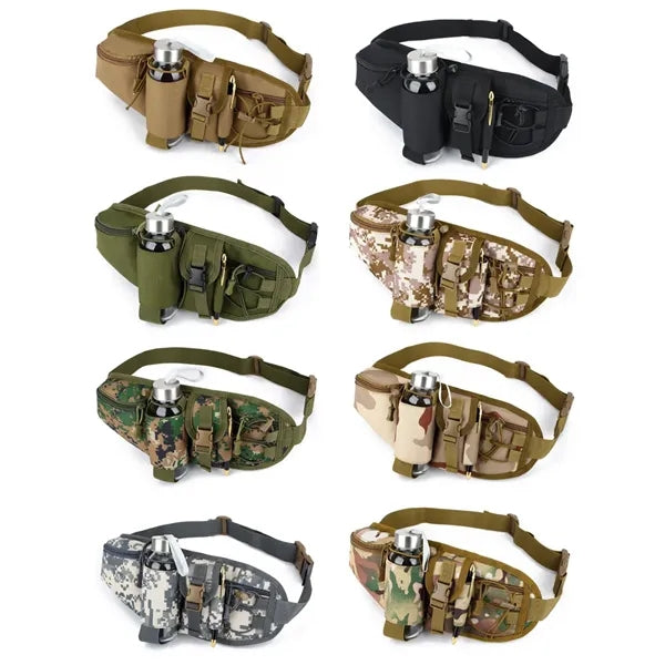 Outdoor Hydration Waist Pack with Bottle Holder