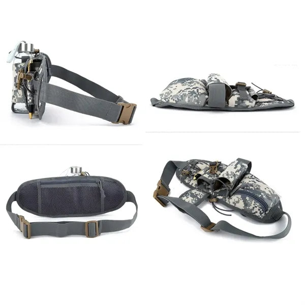 Outdoor Hydration Waist Pack with Bottle Holder