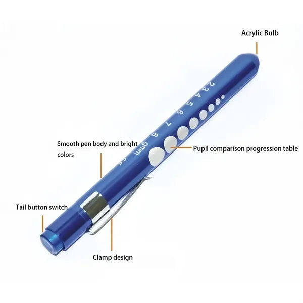 LED Medical Pen Light For Eye Ear And Throat Examination