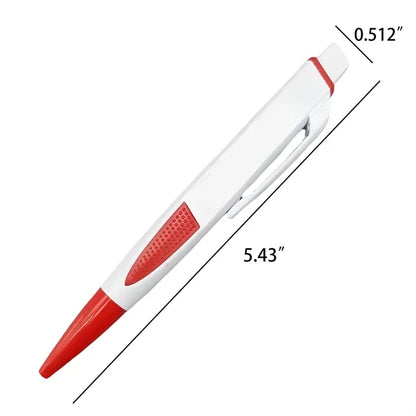 Ballpoint pens with colorful handles suitable for branding
