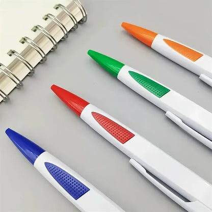 Ballpoint pens with colorful handles suitable for branding