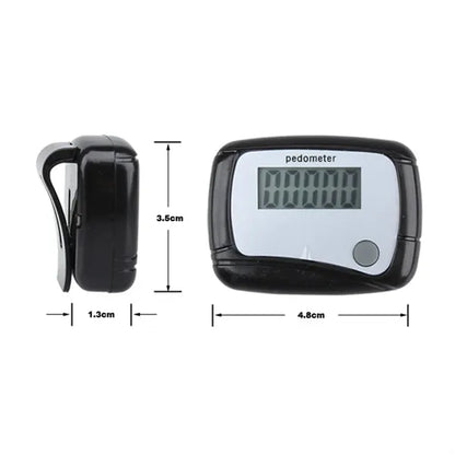 Compact Digital Pedometer for Step Counting