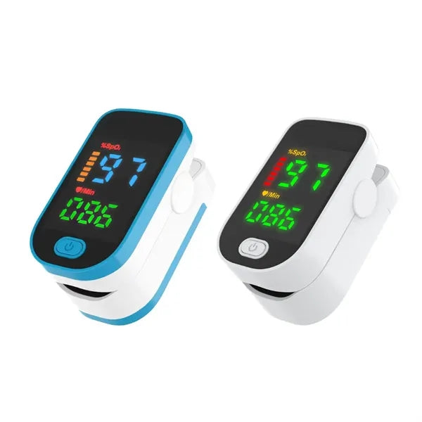 Fingertip Pulse Oximeter with SpO2 and Pulse Rate Display
