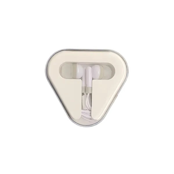 Colorful In Ear Headphones With Tangle Free Cord Case