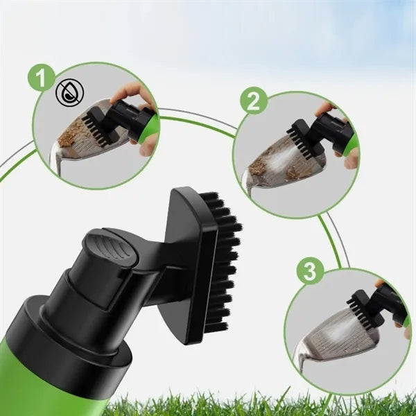 Golf Club Groove Cleaner with Spray Bottle and Brush