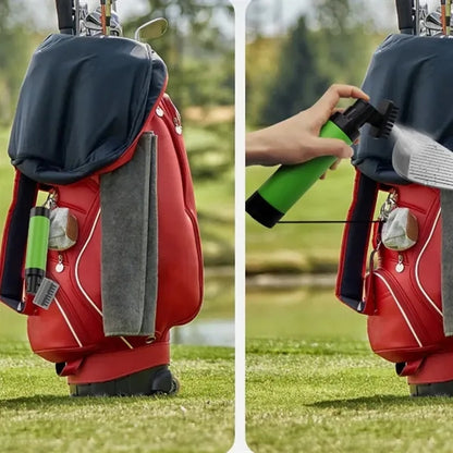 Golf Club Groove Cleaner with Spray Bottle and Brush