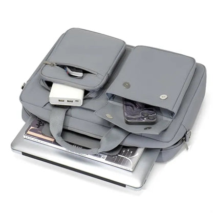 Shockproof Laptop Bag With Air Cushion Multi Compartment