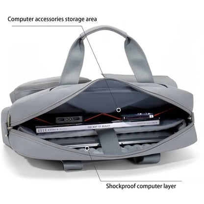 Shockproof Laptop Bag With Air Cushion Multi Compartment