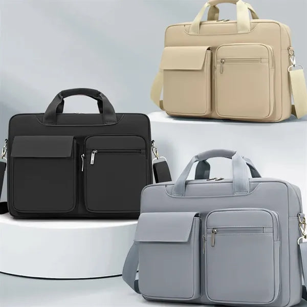Shockproof Laptop Bag With Air Cushion Multi Compartment