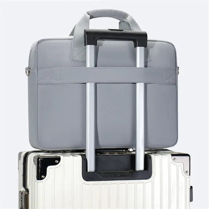 Shockproof Laptop Bag With Air Cushion Multi Compartment
