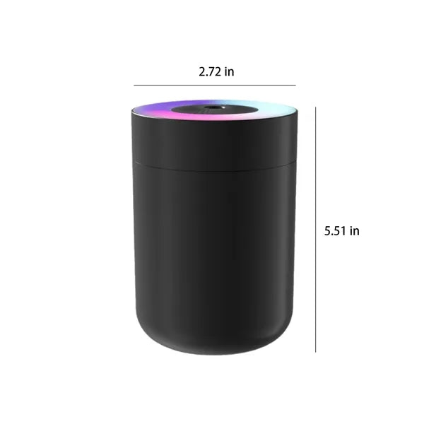 Portable LED Atmosphere Lamp Humidifier For Home Car
