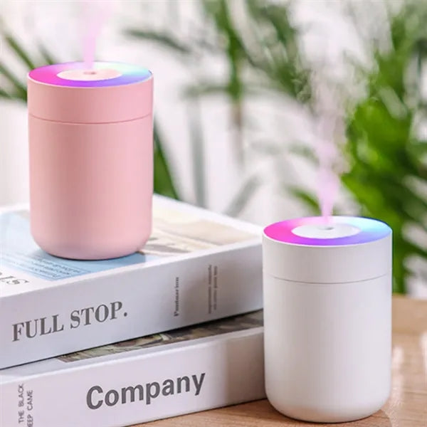 Portable LED Atmosphere Lamp Humidifier For Home Car