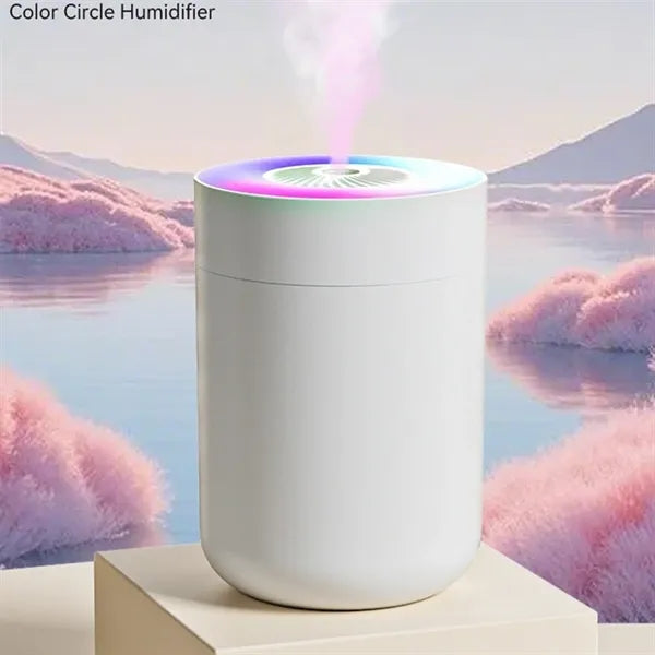 Portable LED Atmosphere Lamp Humidifier For Home Car