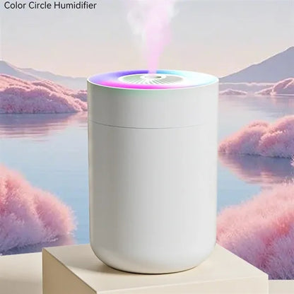 Portable LED Atmosphere Lamp Humidifier For Home Car