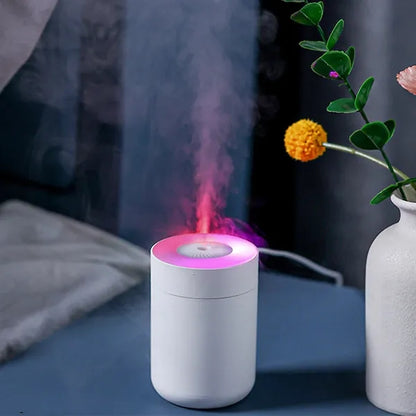 Portable LED Atmosphere Lamp Humidifier For Home Car