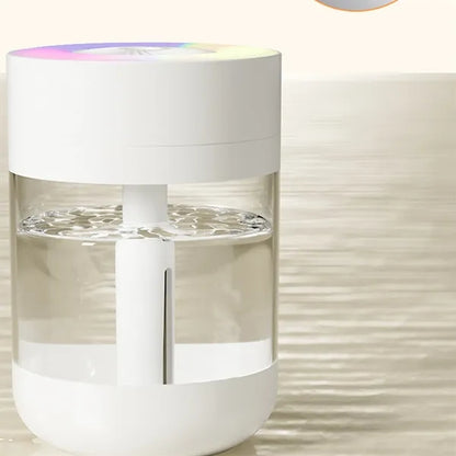 Portable LED Atmosphere Lamp Humidifier For Home Car