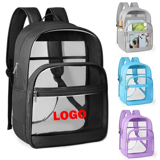 Heavy Duty PVC Transparent Backpack