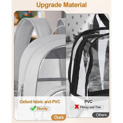 Heavy Duty PVC Transparent Backpack