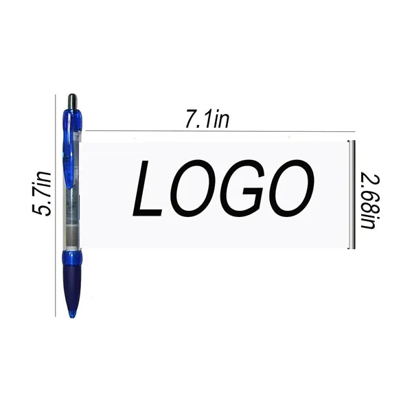 Sleek Long-Barrel Smooth-Writing Advertising Ballpoint Pen