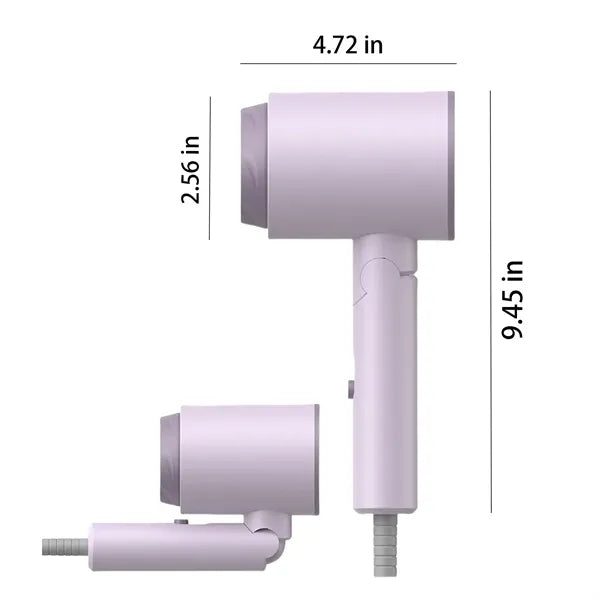 Foldable Portable Hair Dryer With Powerful Airflow Design