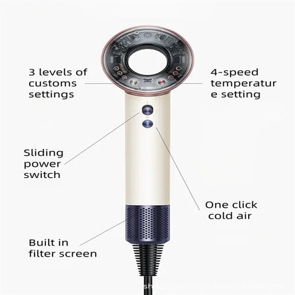 High Speed Ionic Hair Dryer Gift Set With Quiet Operation