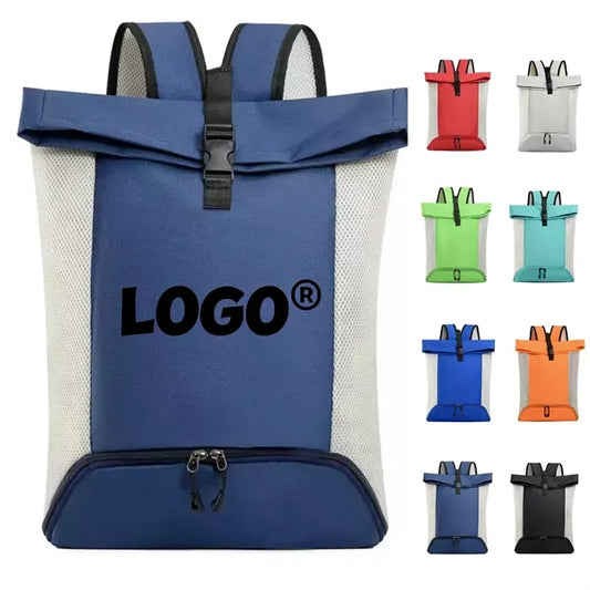 17L Sporty Travel Backpack Mesh Sides For Fitness Outdoor